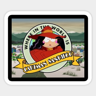 Cartman SanDiego Sticker